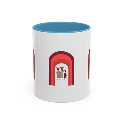 Colorful Tribal Accent Coffee Mug - Unique Art Design for Nightly Relaxation