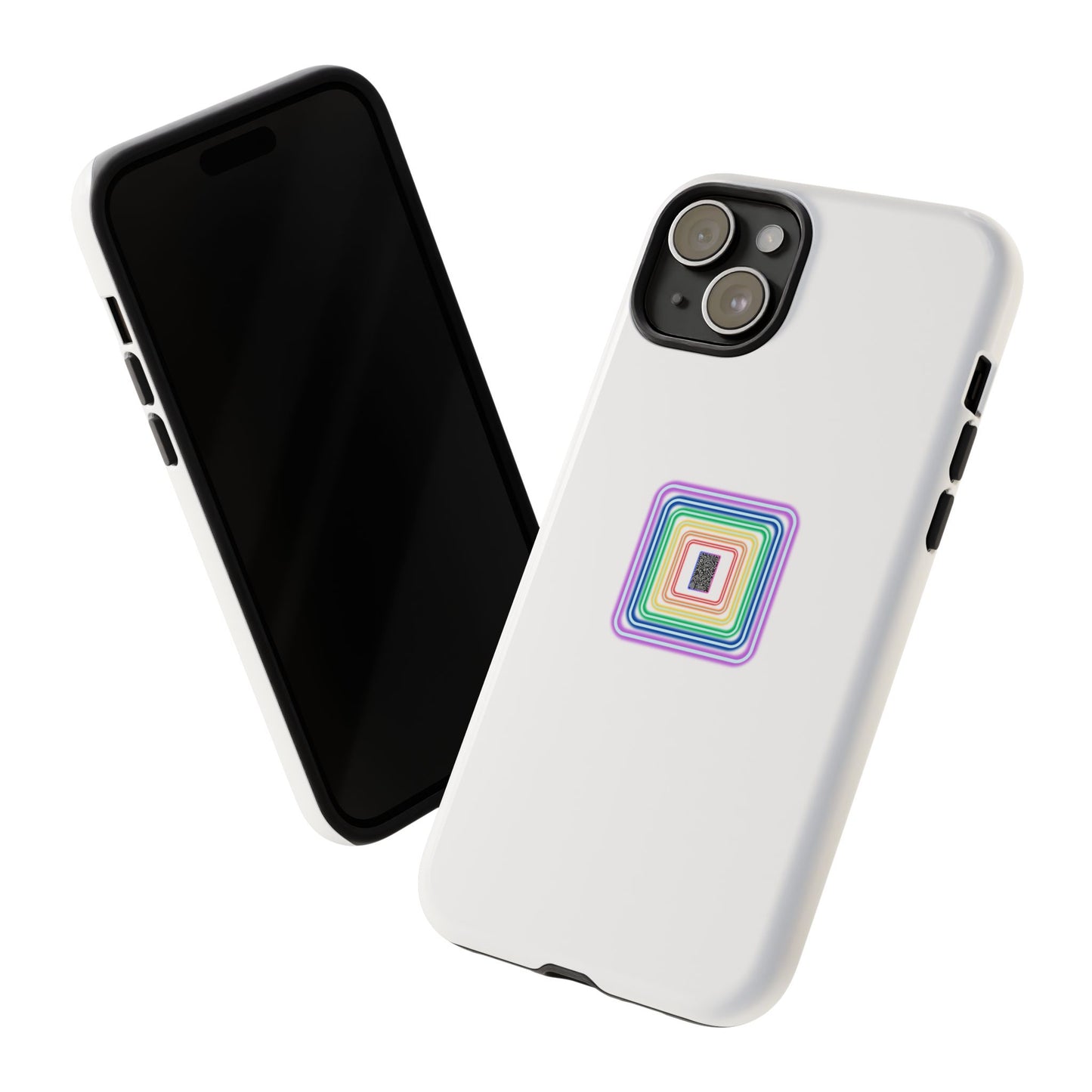 Colorful Geometric Phone Case for Tough Cases, Fun Phone Accessory, Unique Gift, Trendy Tech, Phone Protection