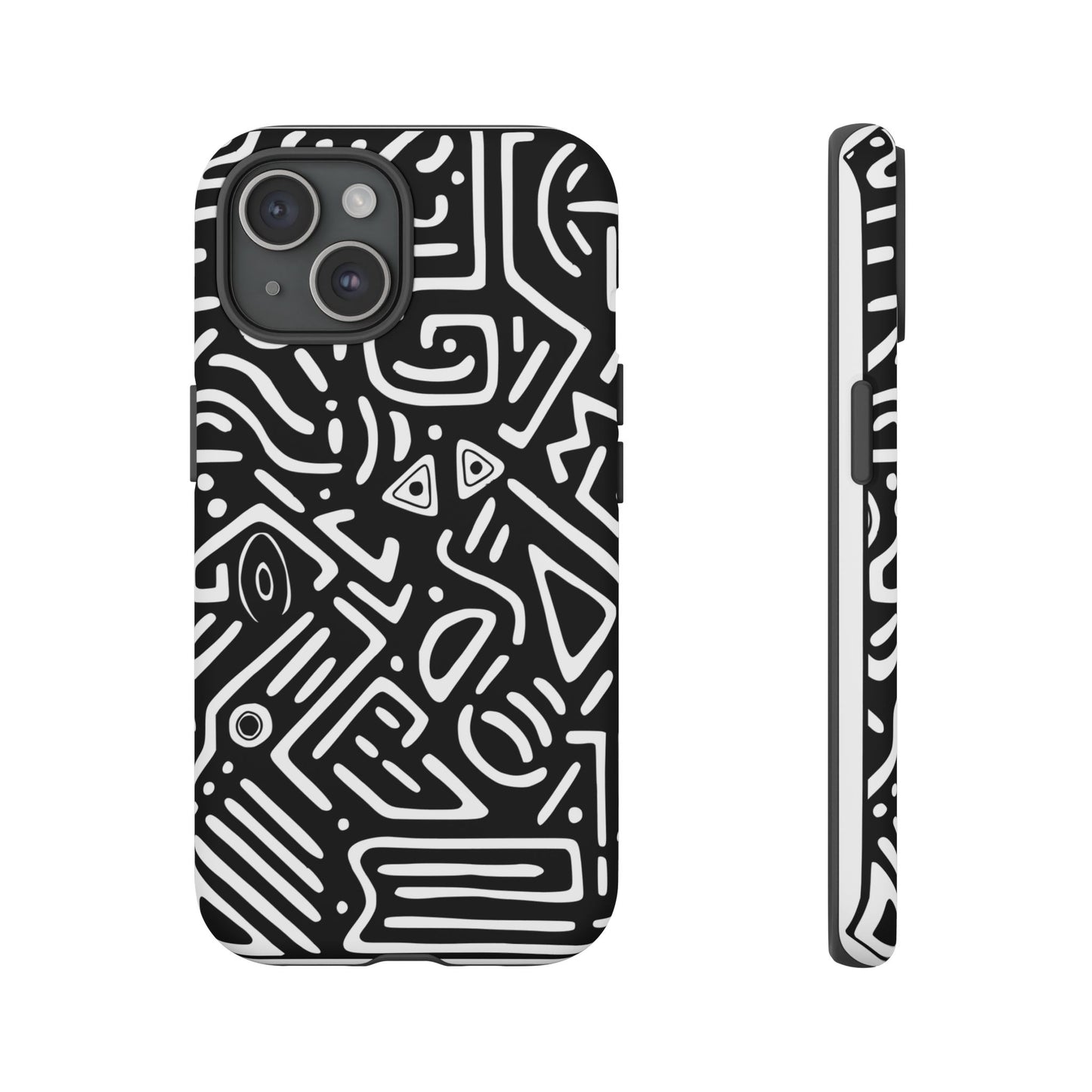 Stylish Phone Case, Abstract Design, Tough Cell Phone Cover, Modern Smartphone Protector, Gift for Tech Lovers, Unique Accessories