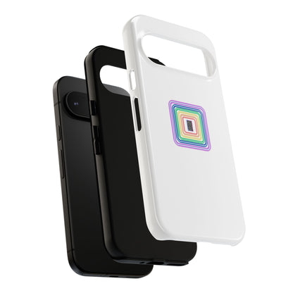 Colorful Geometric Phone Case for Tough Cases, Fun Phone Accessory, Unique Gift, Trendy Tech, Phone Protection