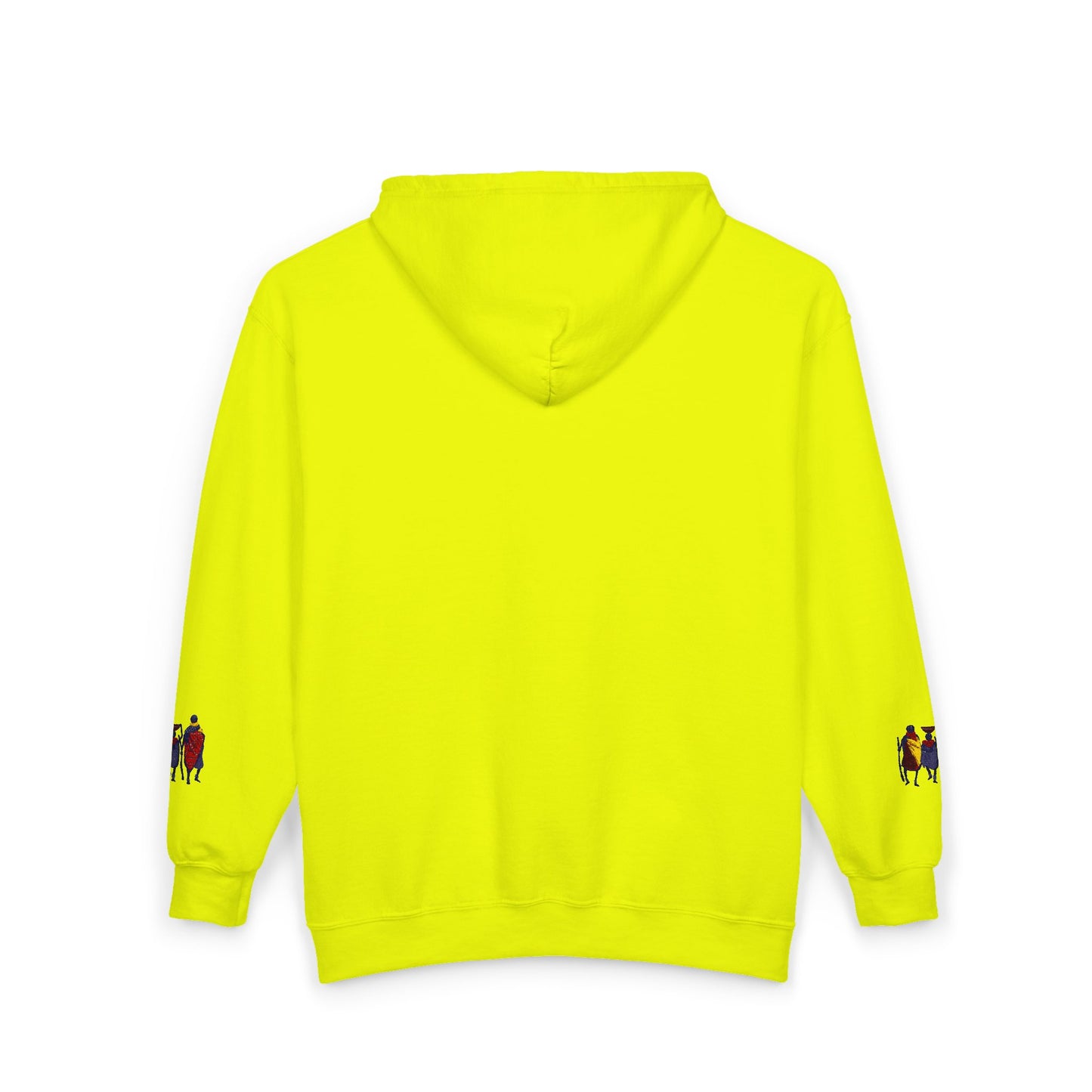 Ngwetsi Men Zip Hoodie — Nativity Christmas Chest & Sleeve Embroidered Design