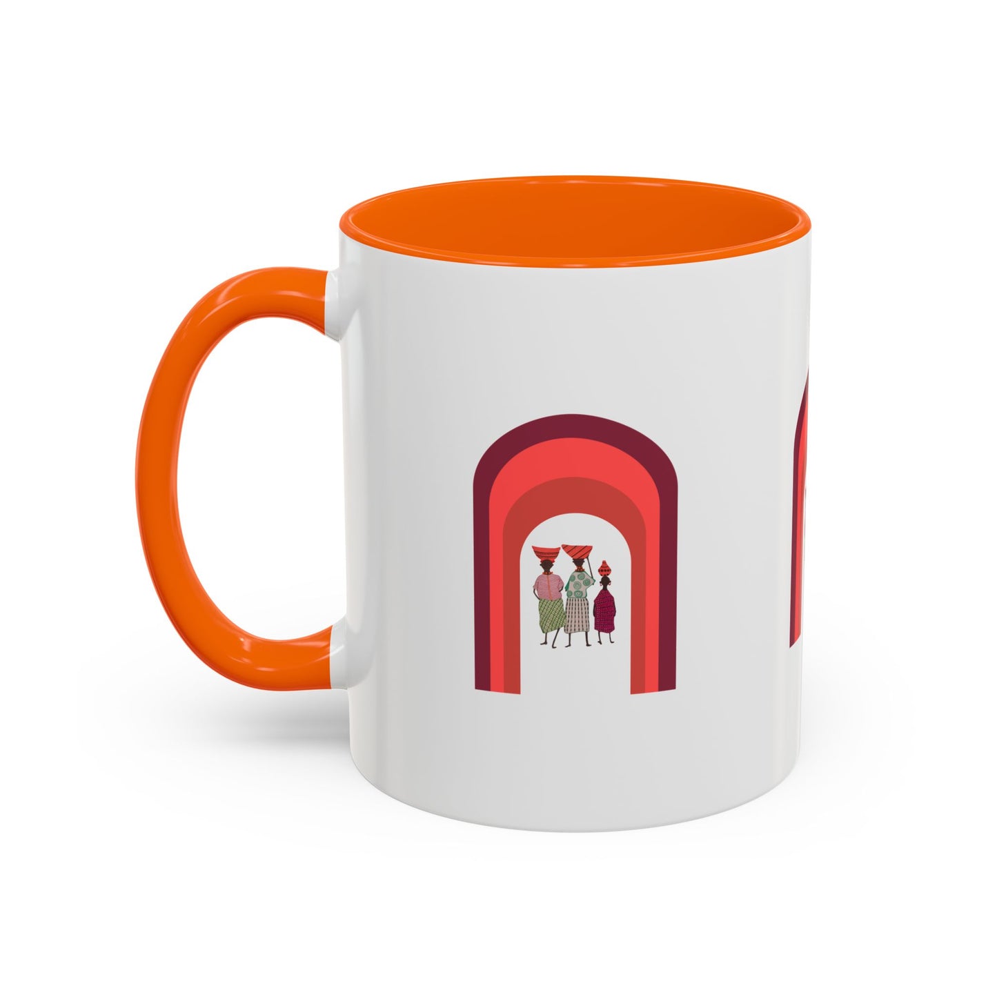 Colorful Tribal Accent Coffee Mug - Unique Art Design for Nightly Relaxation