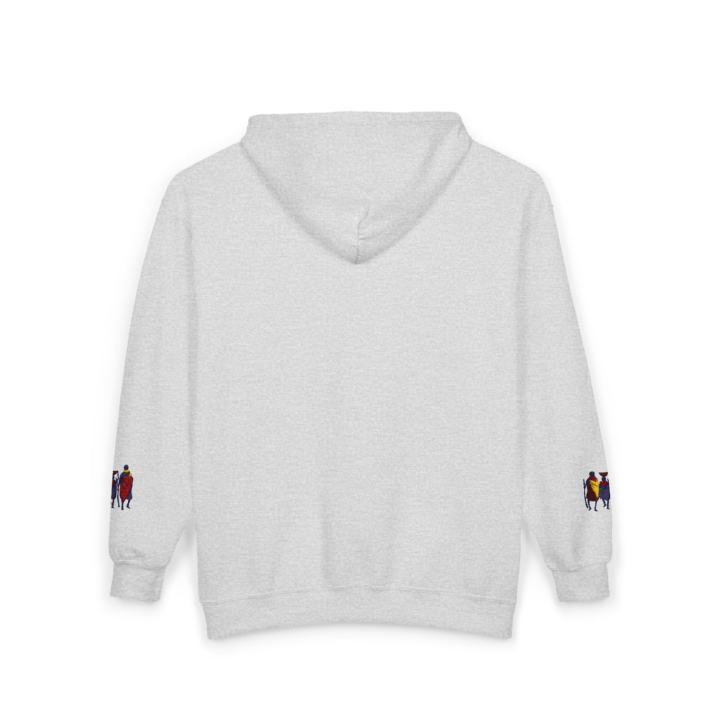 Ngwetsi Men Zip Hoodie — Nativity Christmas Chest & Sleeve Embroidered Design