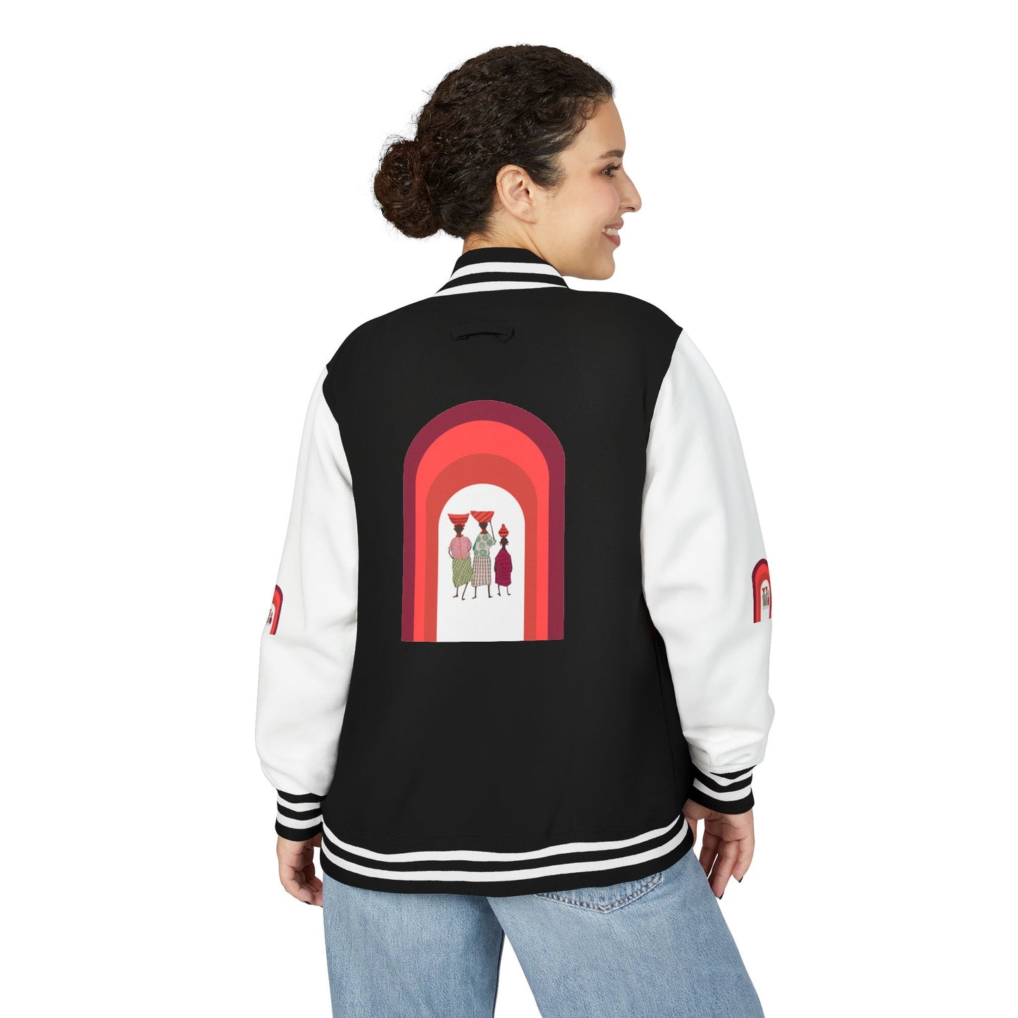 Dinkgwana - Unisex Letterman Jacket with Retro Design, Trendy Outerwear, Perfect for College, Parties, Gift Idea, Sports Events, Casual Wear