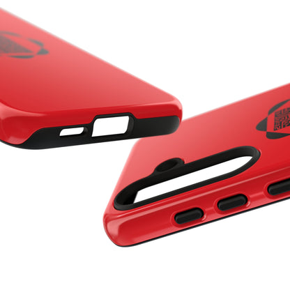 Tough Cases Phone Case, Bold Red Design, Unique Gift for Tech Lovers, Customize for Birthdays, Holidays, Everyday Use
