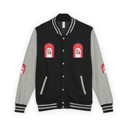 Dinkgwana - Unisex Letterman Jacket with Retro Design, Trendy Outerwear, Perfect for College, Parties, Gift Idea, Sports Events, Casual Wear