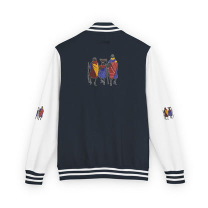 Ngwetsi - Unisex Letterman Jacket with Colorful Parrots Design, Trendy Outerwear, Casual Style, Gift for Animal Lovers, Comfortable and [...]