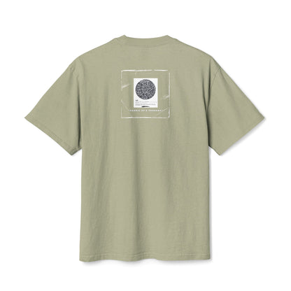 Fabric Of A Thought - Unisex Heavy Faded Tee | Relaxed Casual Style | Perfect for Everyday Wear, Gifting, Festivals, Summer Outings, Lounge Wear