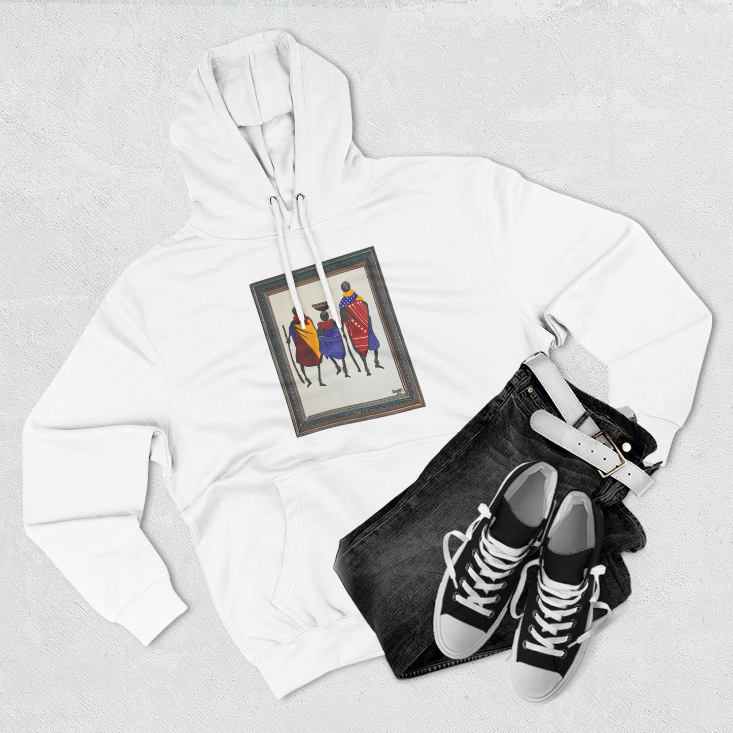 Ngwetsi - Three-Panel Fleece Hoodie