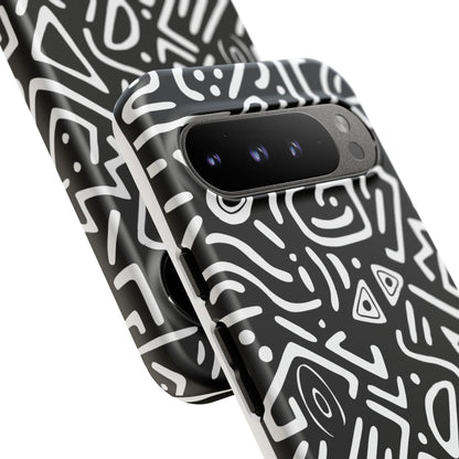 Stylish Phone Case, Abstract Design, Tough Cell Phone Cover, Modern Smartphone Protector, Gift for Tech Lovers, Unique Accessories