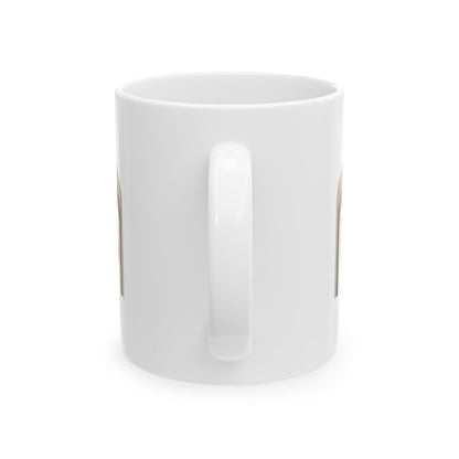 Artistic Ceramic Mug - Dinkgwana Design (11oz, 15oz) - Perfect for Coffee Lovers & Unique Gift Idea