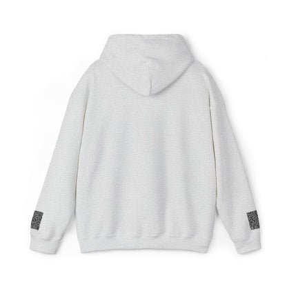 Pulse Hoodie — Minimal Black & White Tech Graphic