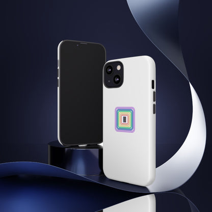 Colorful Geometric Phone Case for Tough Cases, Fun Phone Accessory, Unique Gift, Trendy Tech, Phone Protection