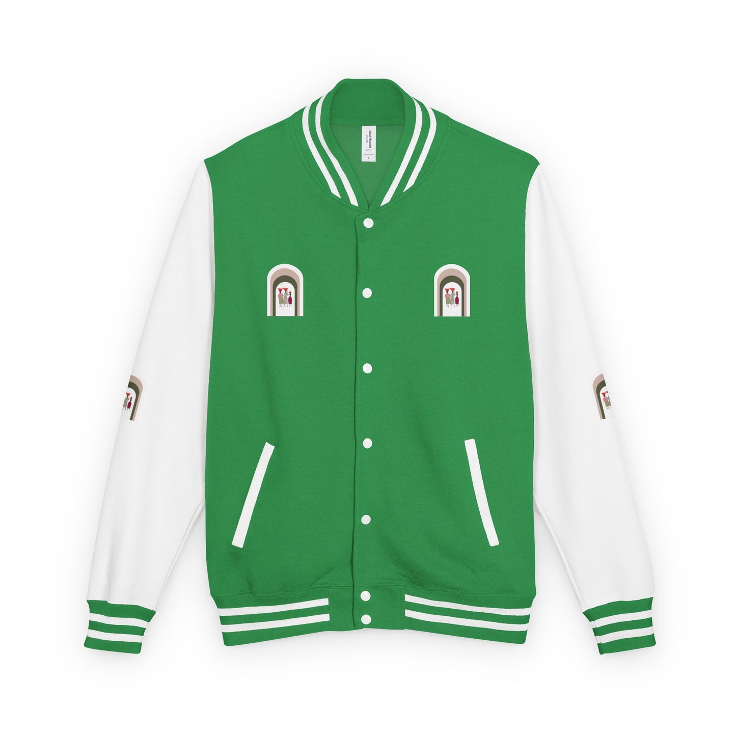 Dinkgwana - Stylish Unisex Letterman Jacket, Vintage Style Outerwear, Casual Everyday Jacket, Gift for Friends, Sports and Weekend Style