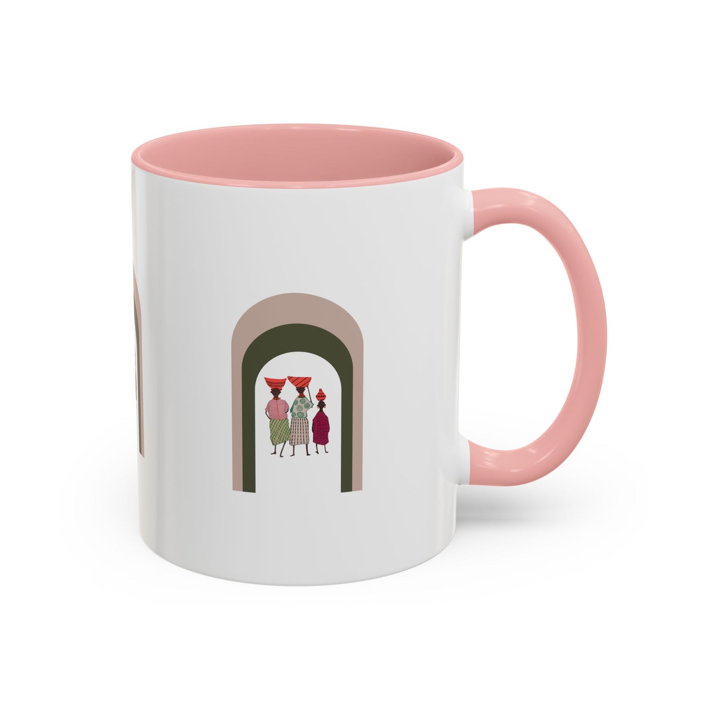 Dinkgwana Accent Coffee Mug - Modern Art Design for Home or Office