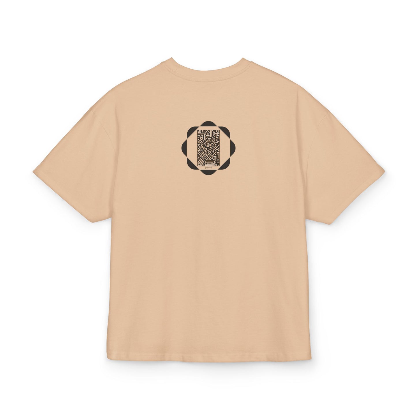 Pulsed - Unisex Heavy Cotton Box Tee - Modern Minimalist Wear, Versatile Streetwear, Gift for Him/Her, Casual Everyday Tee, Oversized Style