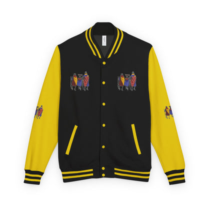 Ngwetsi - Unisex Letterman Jacket with Colorful Parrots Design, Trendy Outerwear, Casual Style, Gift for Animal Lovers, Comfortable and [...]