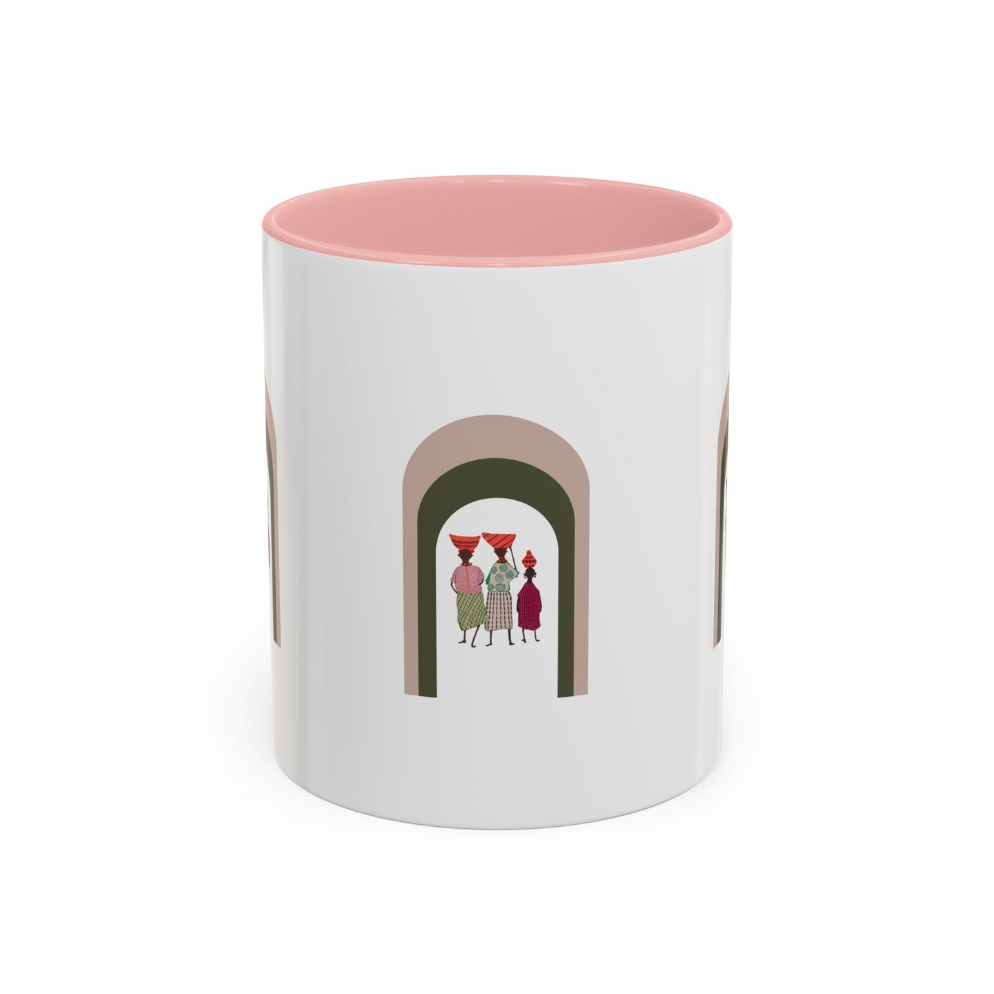 Dinkgwana Accent Coffee Mug - Modern Art Design for Home or Office