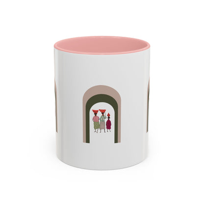 Dinkgwana Accent Coffee Mug - Modern Art Design for Home or Office