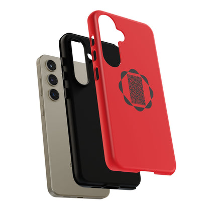 Tough Cases Phone Case, Bold Red Design, Unique Gift for Tech Lovers, Customize for Birthdays, Holidays, Everyday Use
