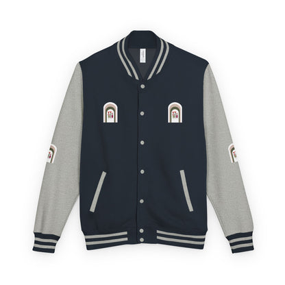 Dinkgwana - Stylish Unisex Letterman Jacket, Vintage Style Outerwear, Casual Everyday Jacket, Gift for Friends, Sports and Weekend Style
