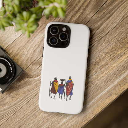 Stylish Phone Case Featuring Cultural Art, Tough Cases for Protection and Style, Gift for Holidays, Trendy Accessory, Unique Phone Cover