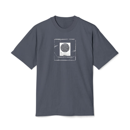 Fabric Of A Thought - Unisex Heavy Faded Tee | Relaxed Casual Style | Perfect for Everyday Wear, Gifting, Festivals, Summer Outings, Lounge Wear