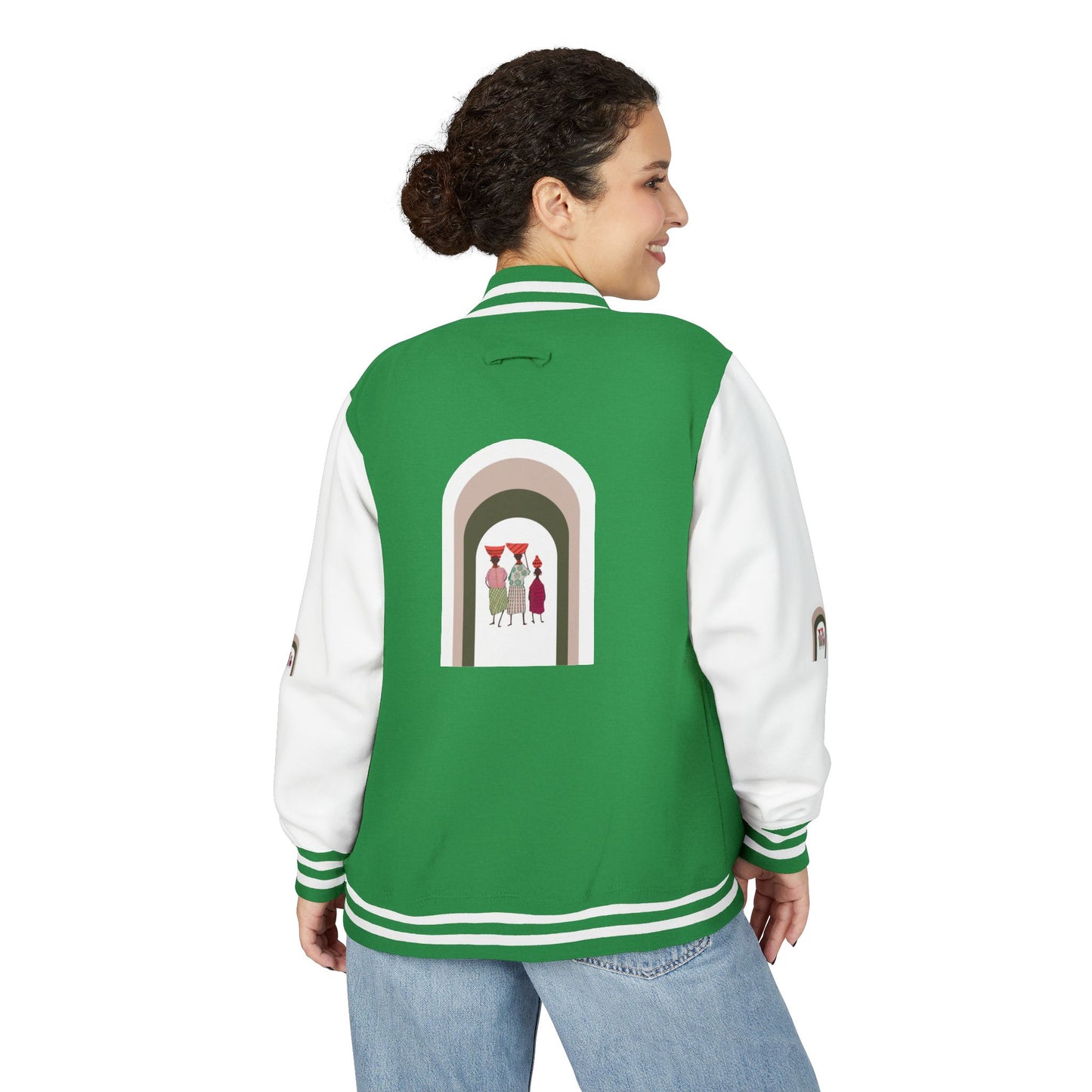 Dinkgwana - Stylish Unisex Letterman Jacket, Vintage Style Outerwear, Casual Everyday Jacket, Gift for Friends, Sports and Weekend Style