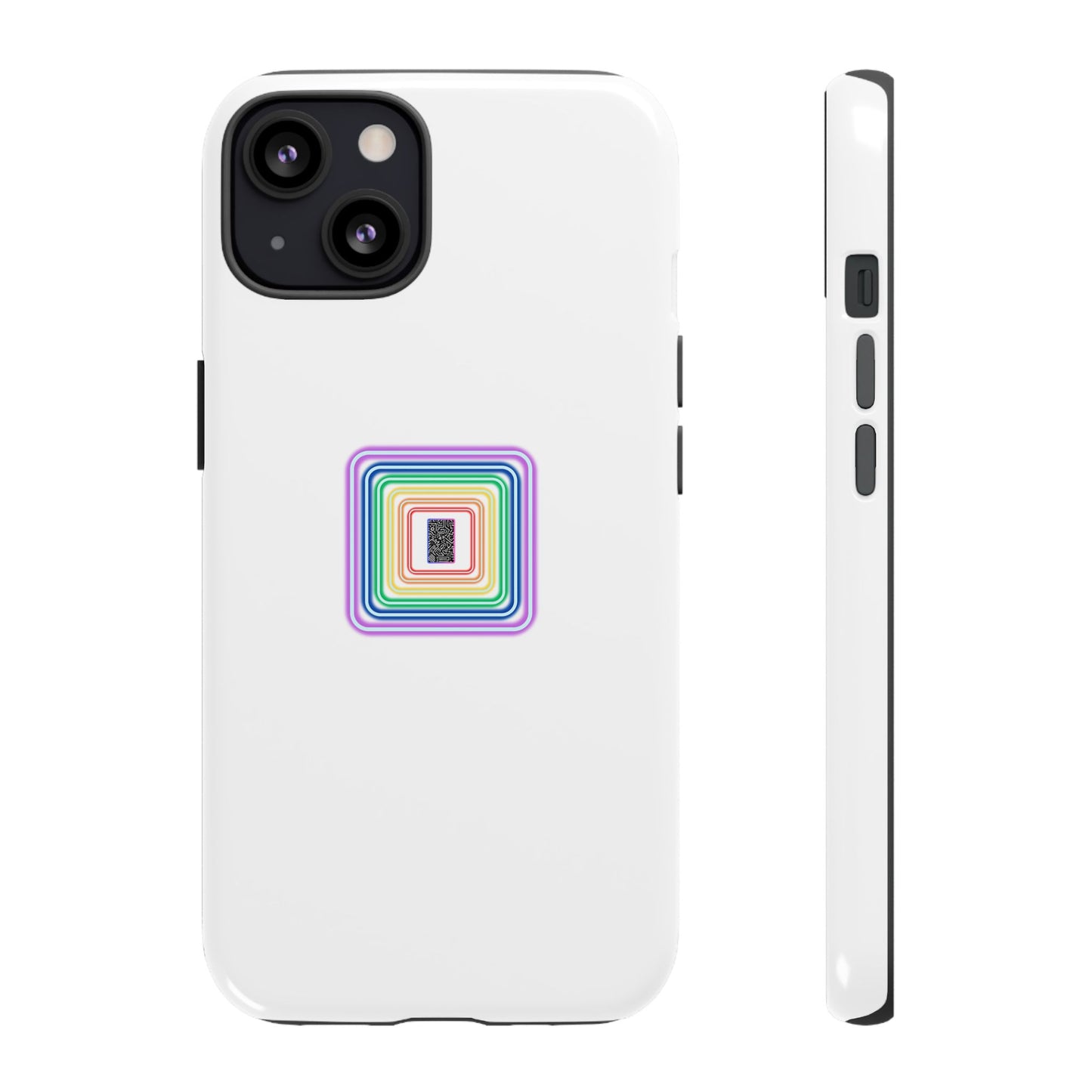 Colorful Geometric Phone Case for Tough Cases, Fun Phone Accessory, Unique Gift, Trendy Tech, Phone Protection