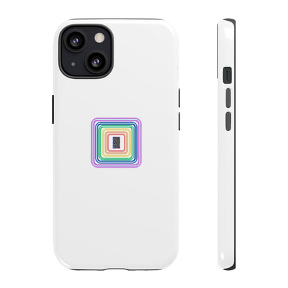 Colorful Geometric Phone Case for Tough Cases, Fun Phone Accessory, Unique Gift, Trendy Tech, Phone Protection