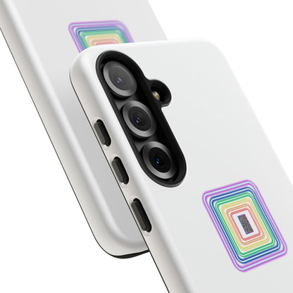 Colorful Geometric Phone Case for Tough Cases, Fun Phone Accessory, Unique Gift, Trendy Tech, Phone Protection
