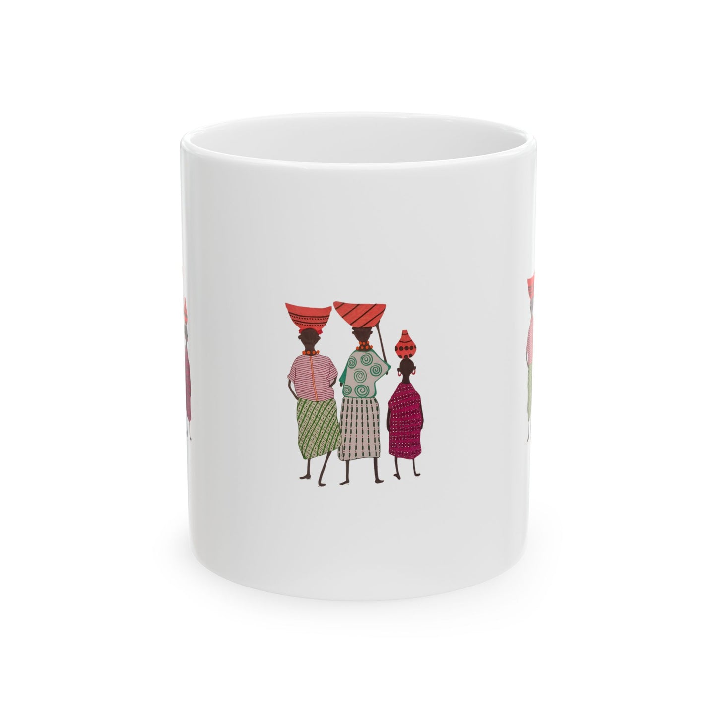 Dinkgwana Ceramic Mug - 11oz & 15oz - Unique Design