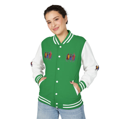 Ngwetsi - Unisex Letterman Jacket with Colorful Parrots Design, Trendy Outerwear, Casual Style, Gift for Animal Lovers, Comfortable and [...]