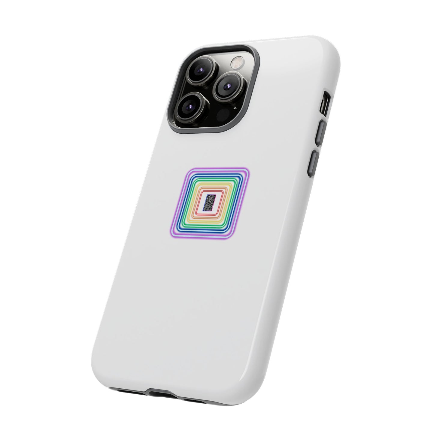 Colorful Geometric Phone Case for Tough Cases, Fun Phone Accessory, Unique Gift, Trendy Tech, Phone Protection