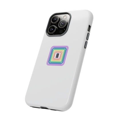 Colorful Geometric Phone Case for Tough Cases, Fun Phone Accessory, Unique Gift, Trendy Tech, Phone Protection