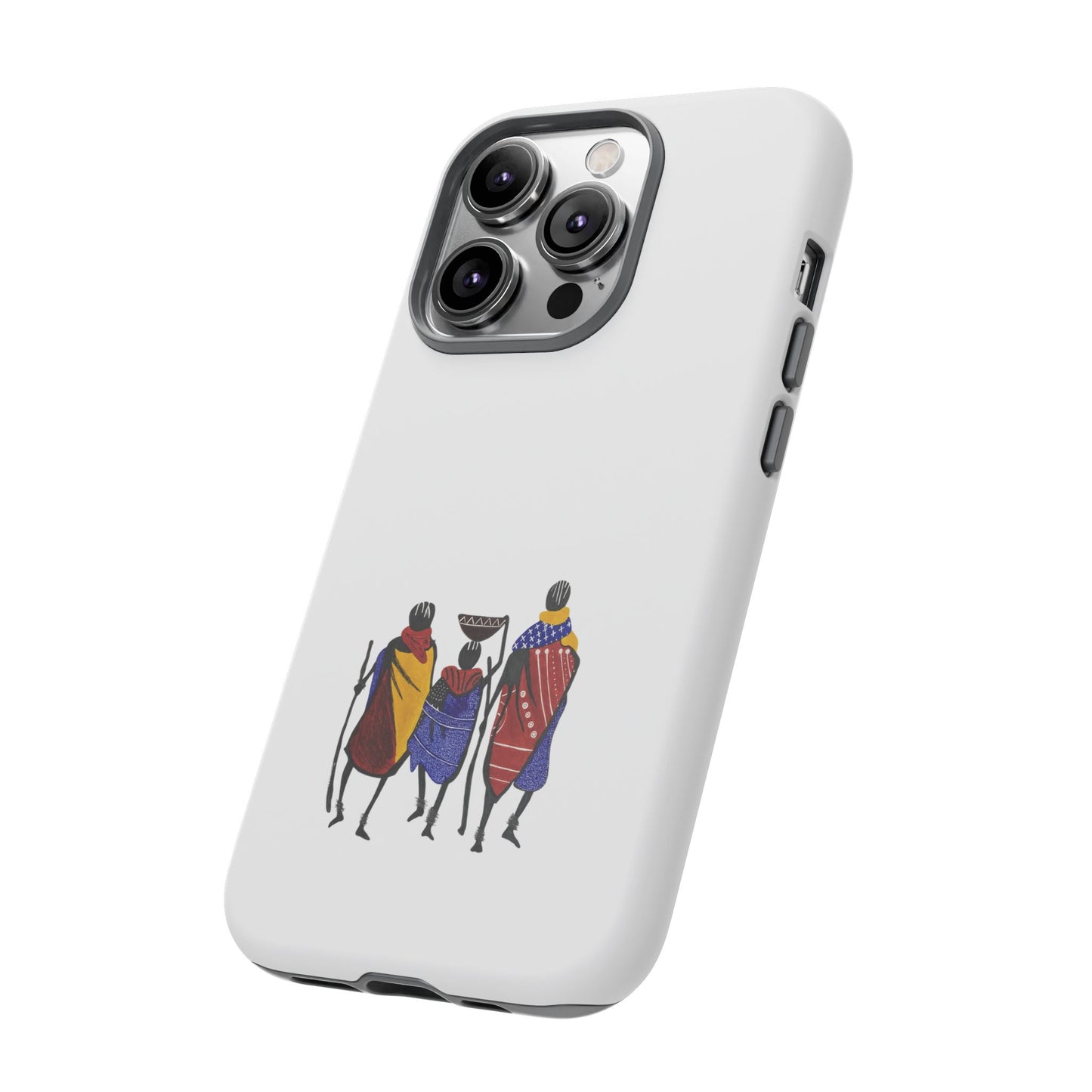Stylish Phone Case Featuring Cultural Art, Tough Cases for Protection and Style, Gift for Holidays, Trendy Accessory, Unique Phone Cover