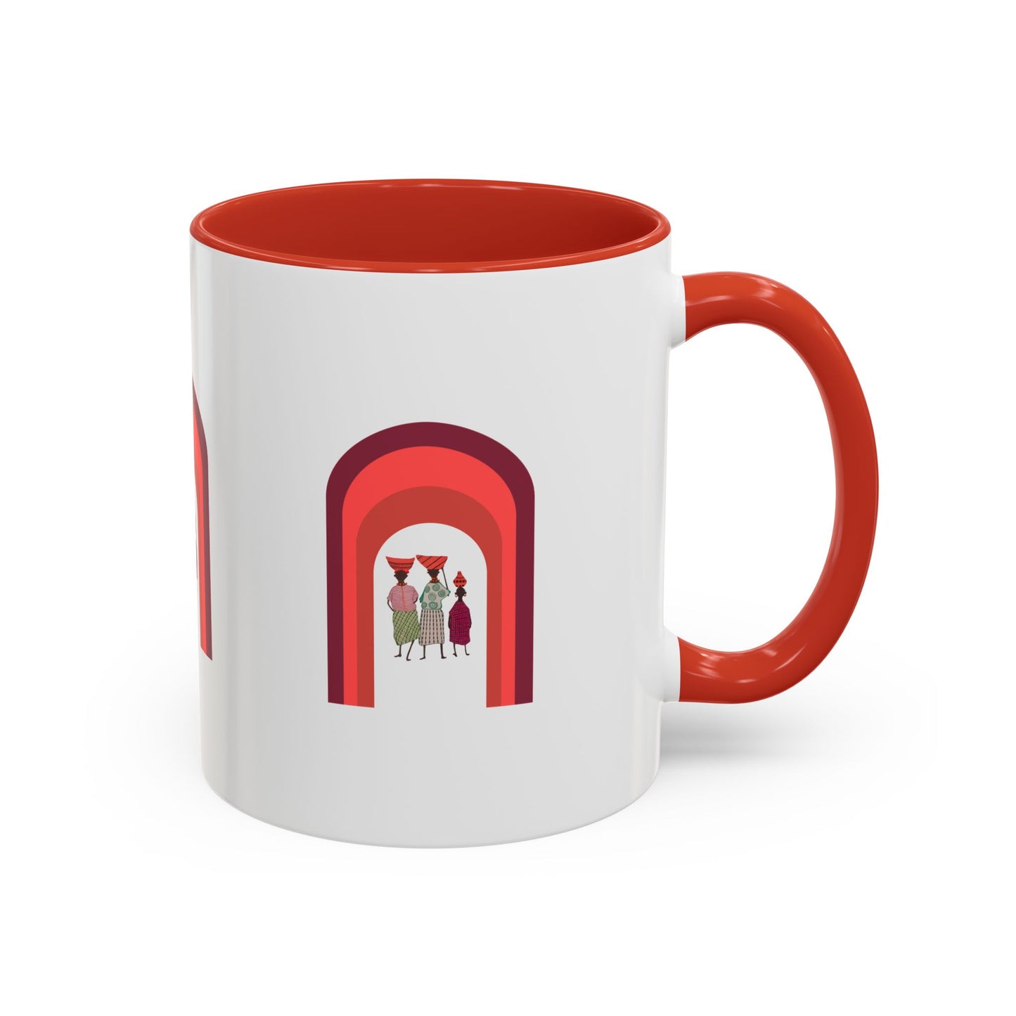 Colorful Tribal Accent Coffee Mug - Unique Art Design for Nightly Relaxation