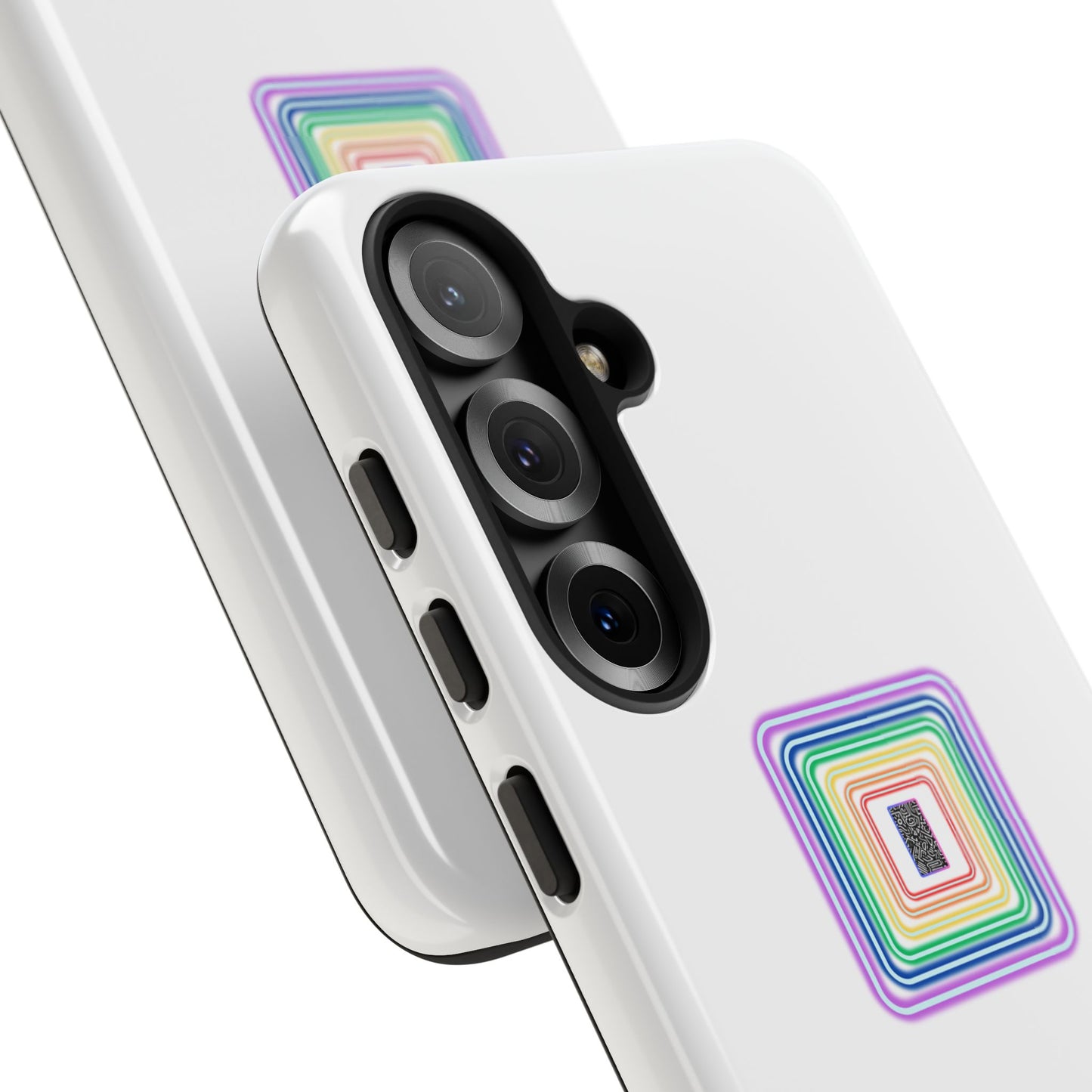 Colorful Geometric Phone Case for Tough Cases, Fun Phone Accessory, Unique Gift, Trendy Tech, Phone Protection
