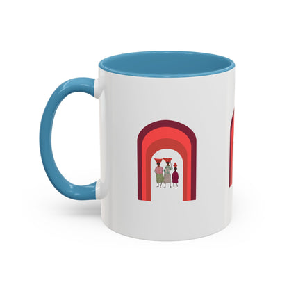Colorful Tribal Accent Coffee Mug - Unique Art Design for Nightly Relaxation