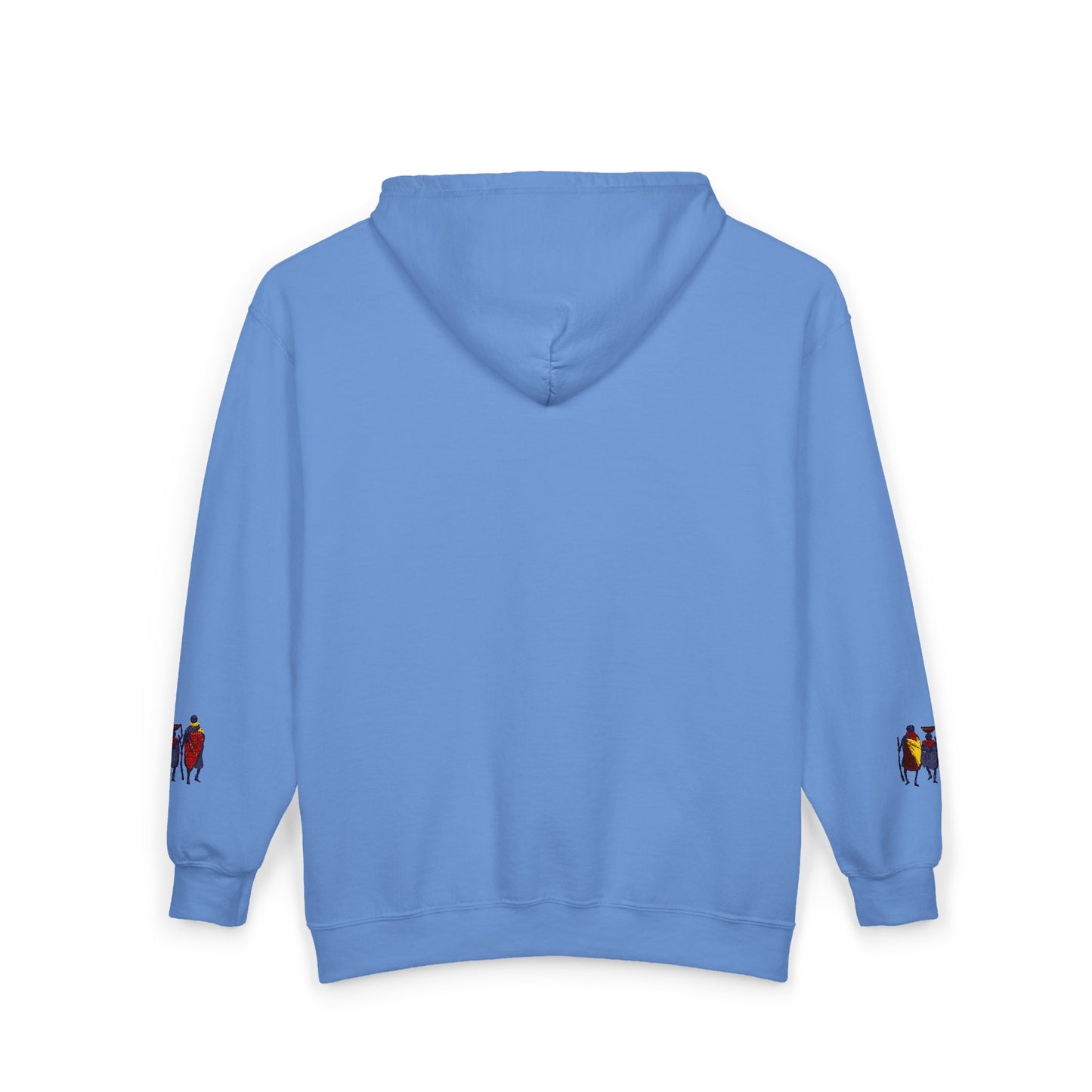 Ngwetsi Men Zip Hoodie — Nativity Christmas Chest & Sleeve Embroidered Design