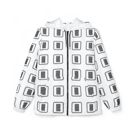 Pulse - Stylish Windbreaker Jacket - Modern Geometric Design, Perfect for Outdoor Activities, Casual Wear, Gifts for Him/Her, Travel Essentials