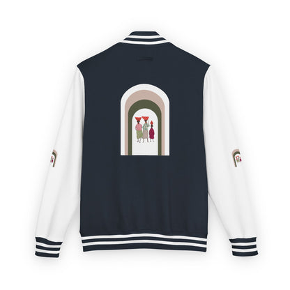 Dinkgwana - Stylish Unisex Letterman Jacket, Vintage Style Outerwear, Casual Everyday Jacket, Gift for Friends, Sports and Weekend Style