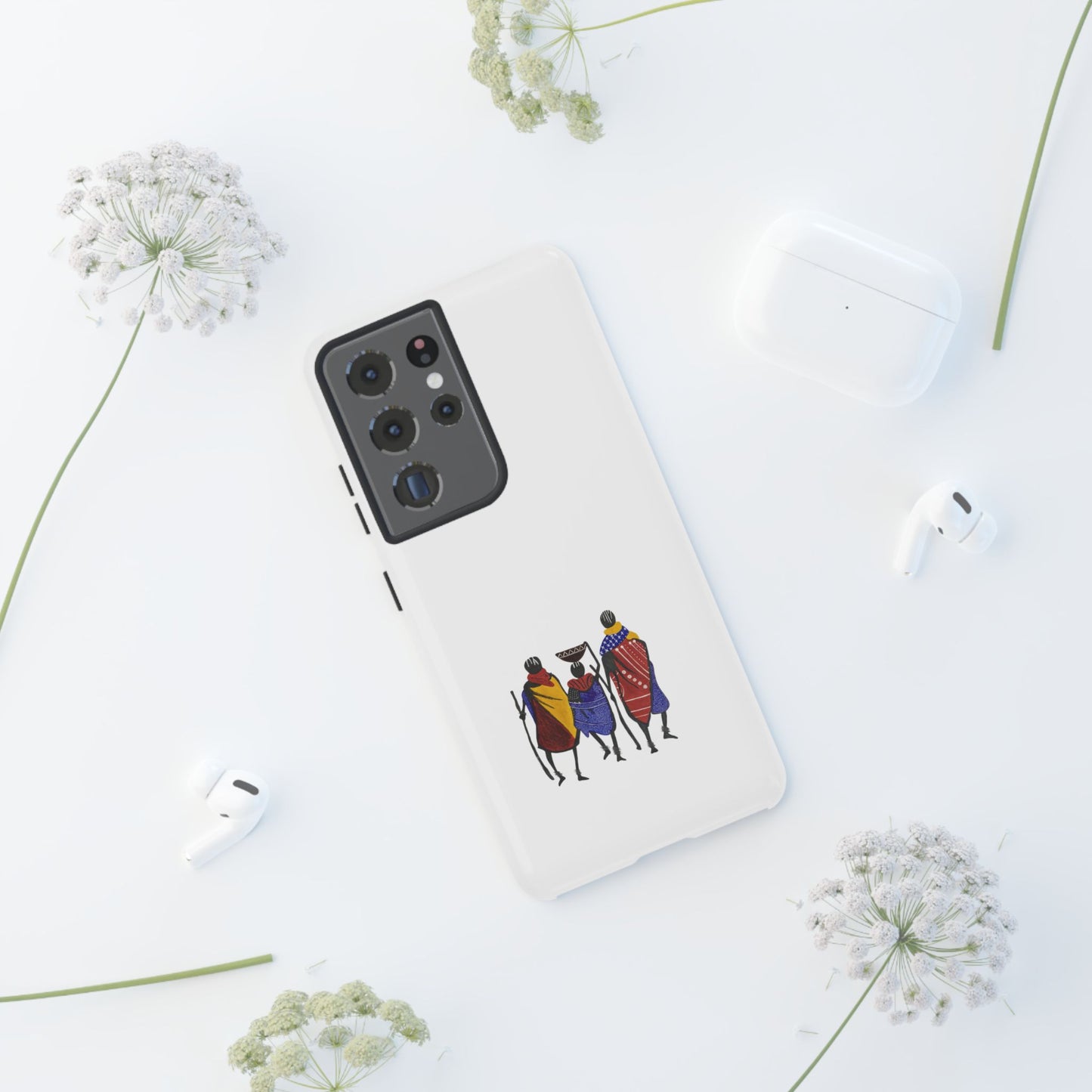 Stylish Phone Case Featuring Cultural Art, Tough Cases for Protection and Style, Gift for Holidays, Trendy Accessory, Unique Phone Cover