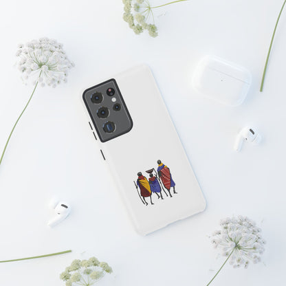 Stylish Phone Case Featuring Cultural Art, Tough Cases for Protection and Style, Gift for Holidays, Trendy Accessory, Unique Phone Cover