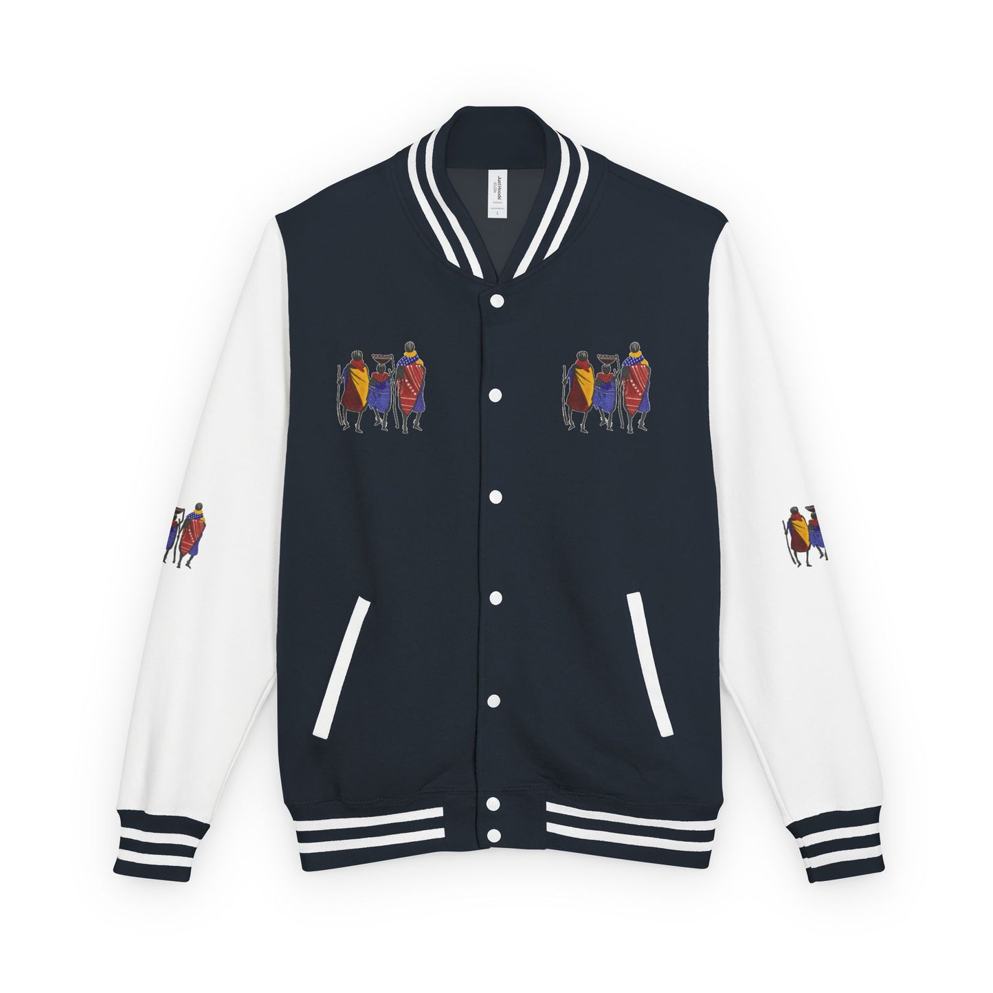 Ngwetsi - Unisex Letterman Jacket with Colorful Parrots Design, Trendy Outerwear, Casual Style, Gift for Animal Lovers, Comfortable and [...]