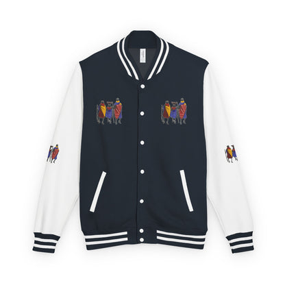 Ngwetsi - Unisex Letterman Jacket with Colorful Parrots Design, Trendy Outerwear, Casual Style, Gift for Animal Lovers, Comfortable and [...]