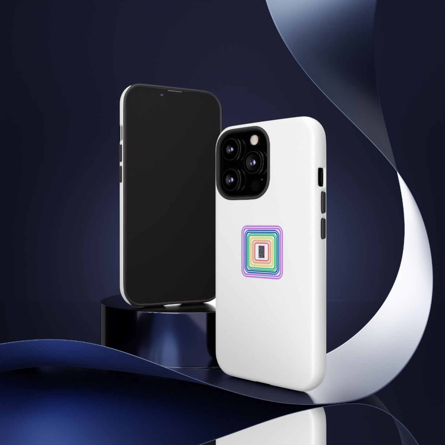 Colorful Geometric Phone Case for Tough Cases, Fun Phone Accessory, Unique Gift, Trendy Tech, Phone Protection