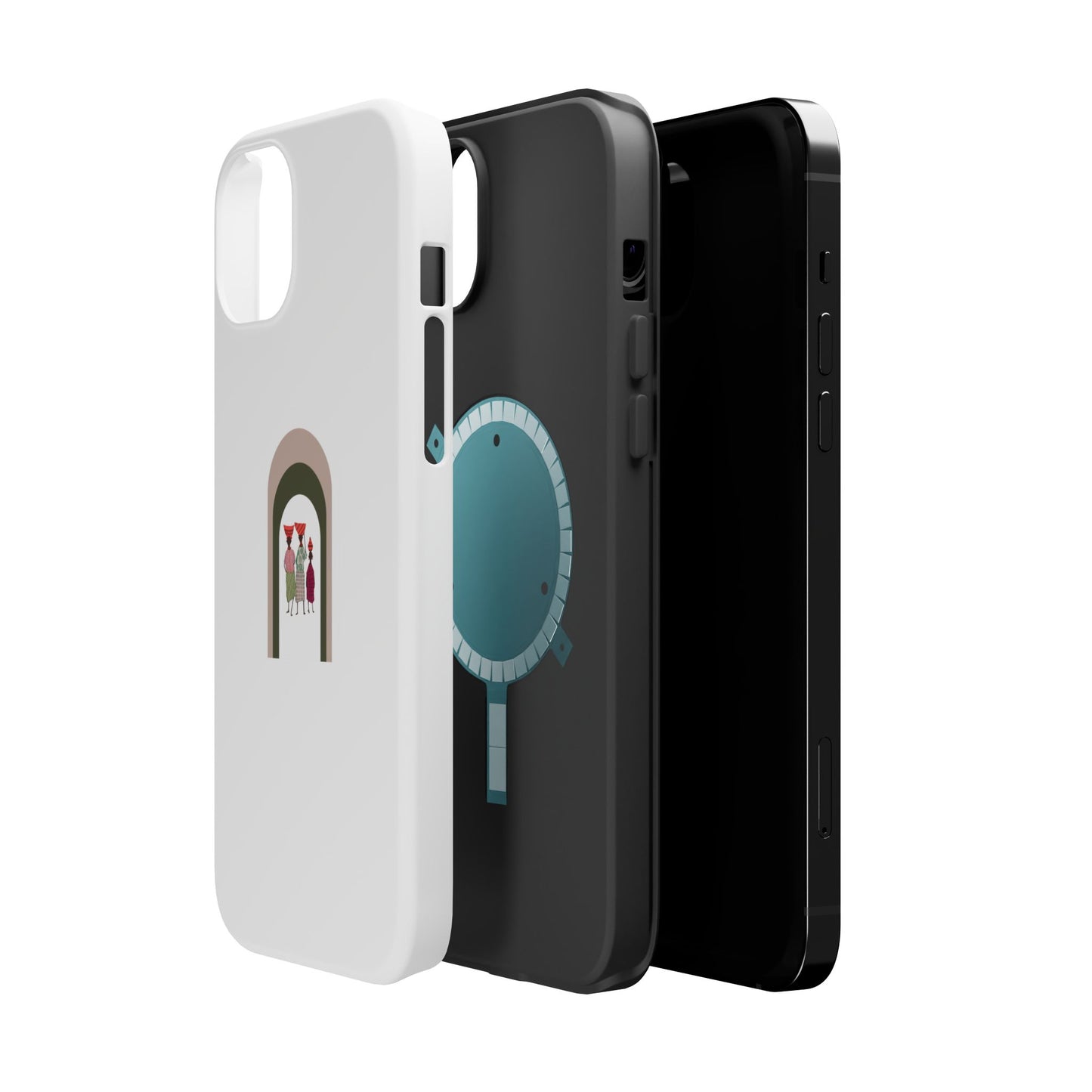 Artistic Magnetic Phone Cases, Unique Gift for Smartphone Lovers, Stylish Protection, Phone Accessories for Birthdays, Special Occasions.