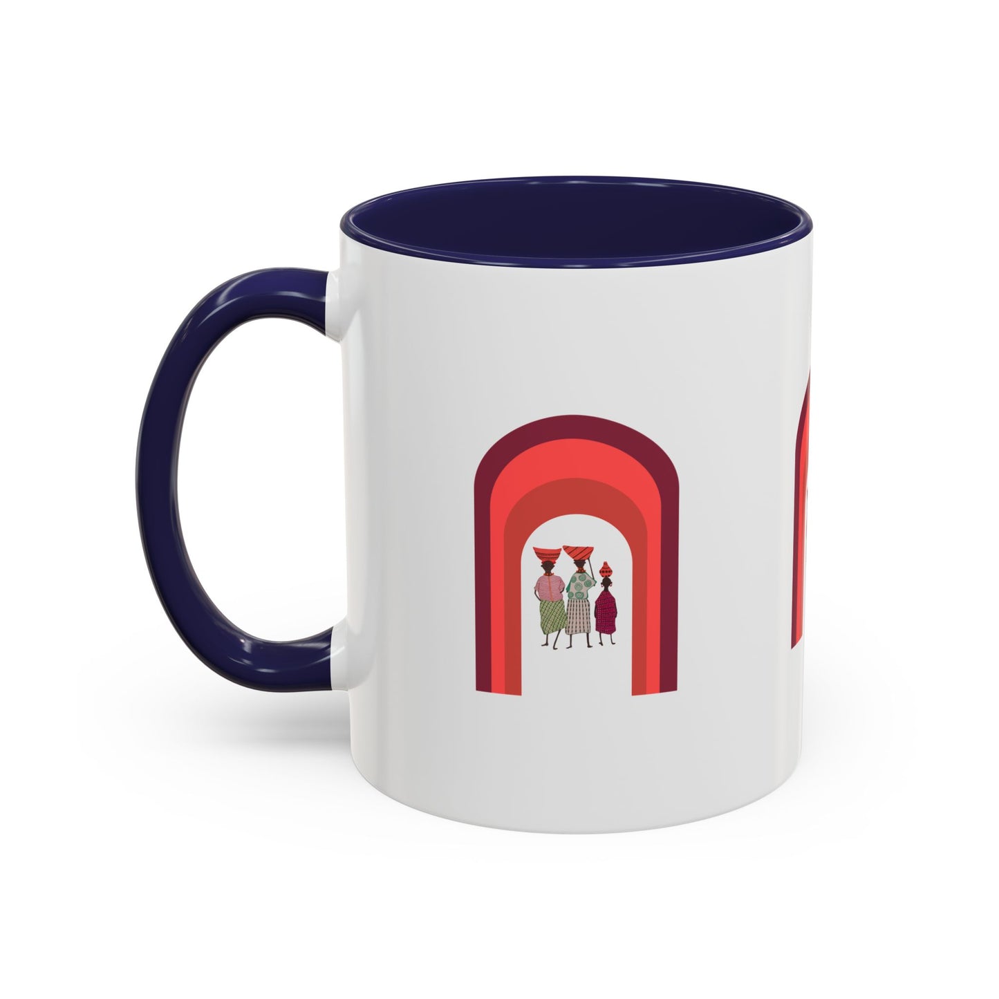 Colorful Tribal Accent Coffee Mug - Unique Art Design for Nightly Relaxation