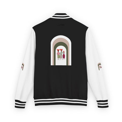 Dinkgwana - Stylish Unisex Letterman Jacket, Vintage Style Outerwear, Casual Everyday Jacket, Gift for Friends, Sports and Weekend Style